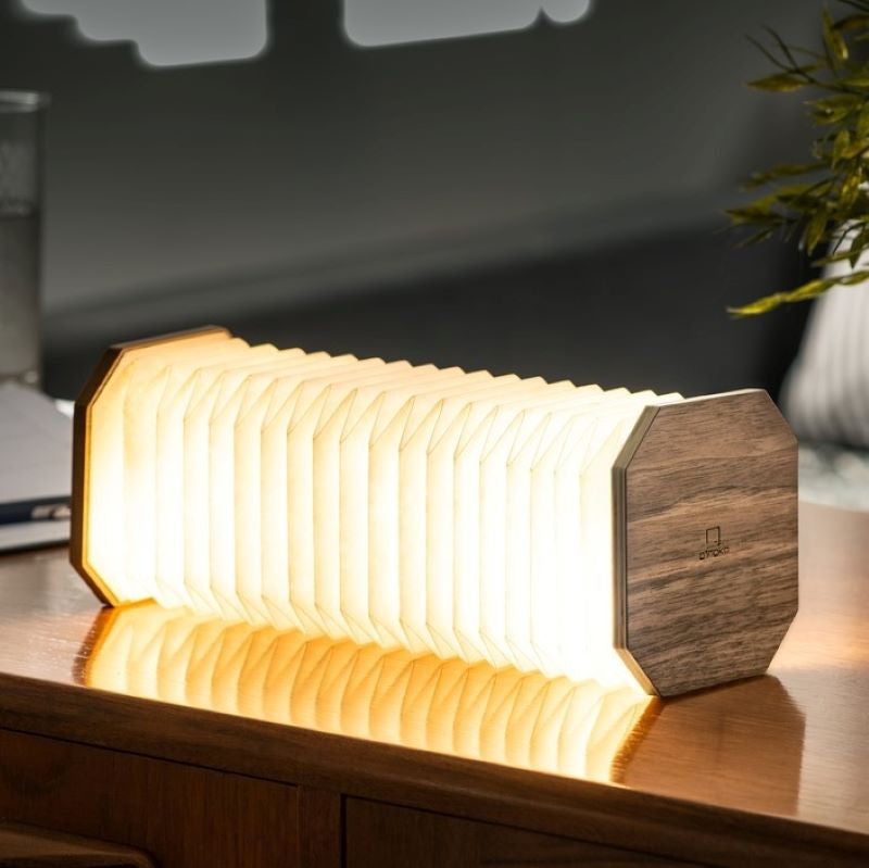 Lampe accordéon - Walnut