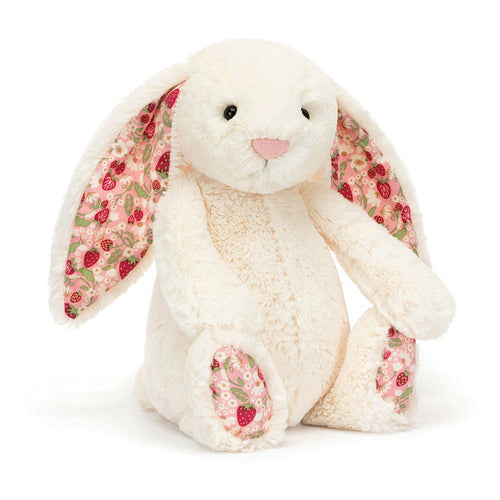 NEW Peluche lapin blossom crème Jellycat - 'Berry' Medium
