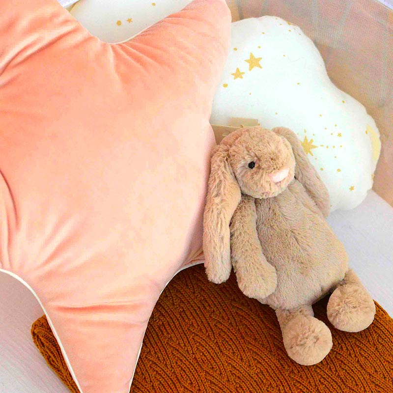 Peluche lapin beige - Jellycat - Bashful Small