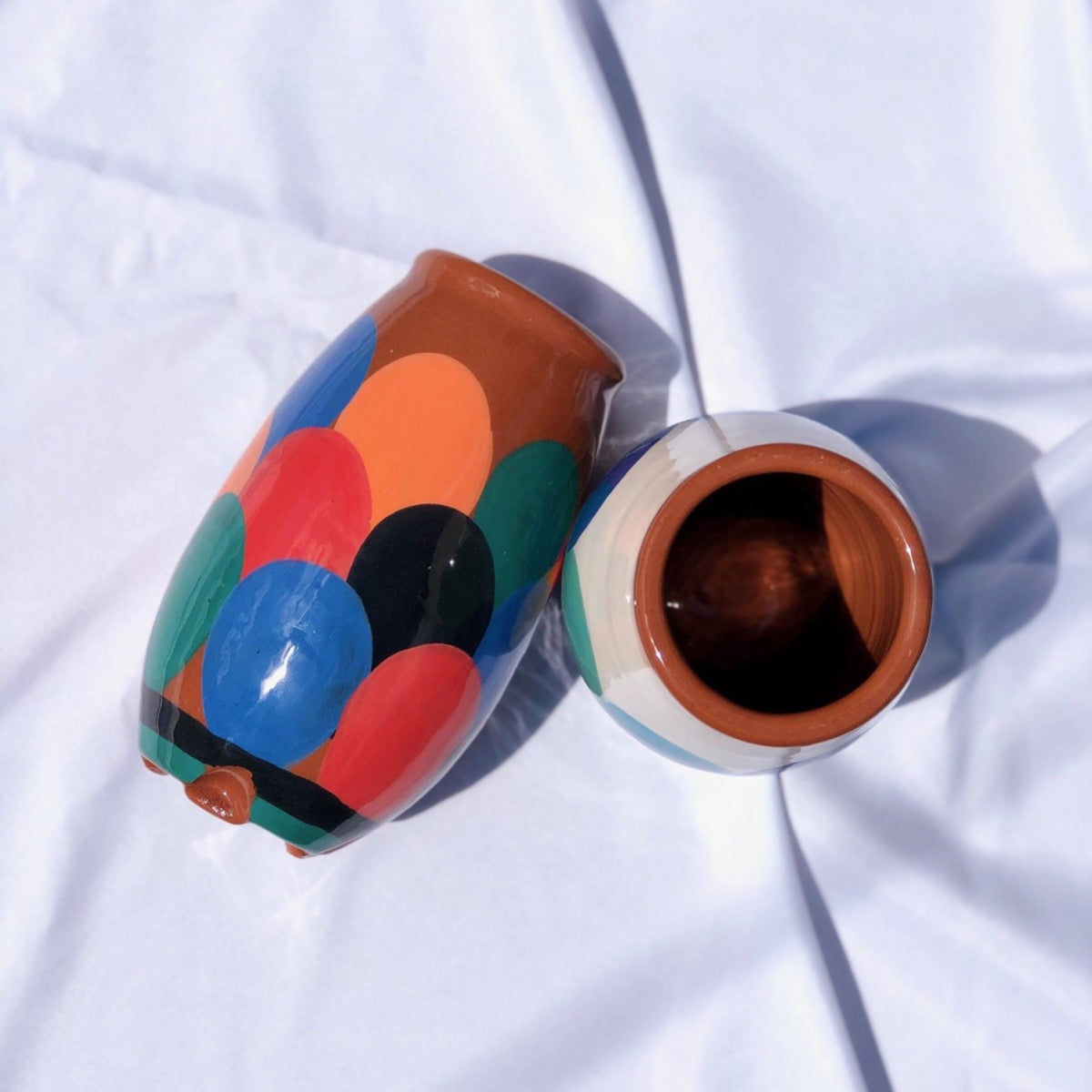 Vase Paola II 'brique' - petit
