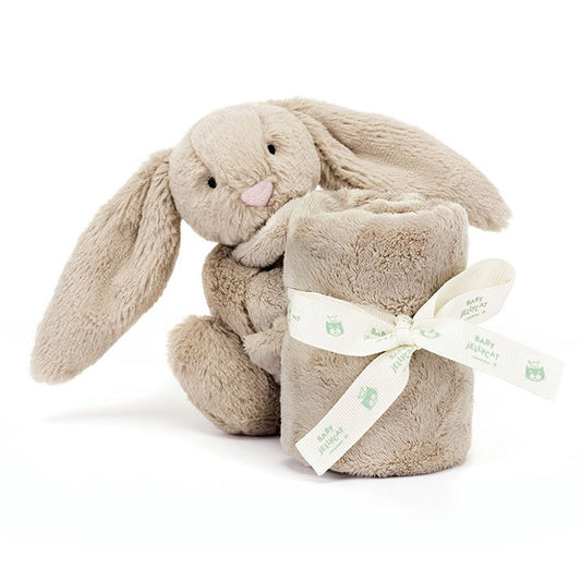 Peluche lapin plat - Bashful beige - Jellycat