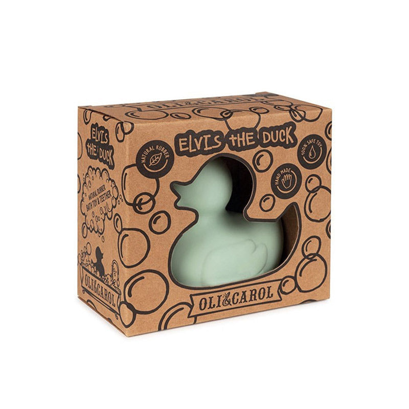 Jouet de Dentition Elvis Le Canard Menthe - Oli & Carol
