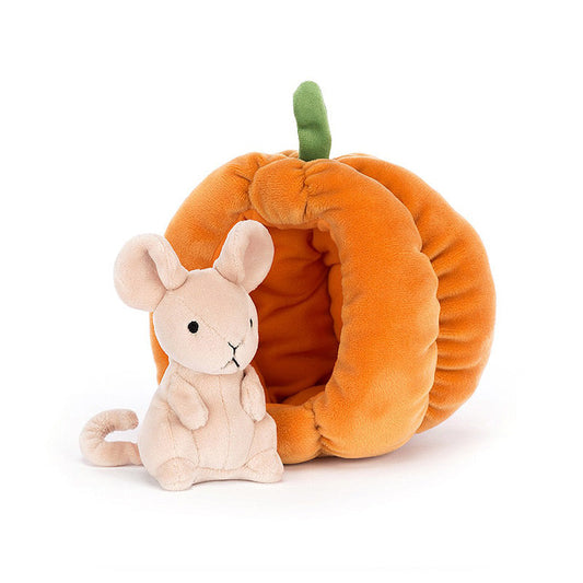 Peluche - Souris et sa Citrouille - Jellycat