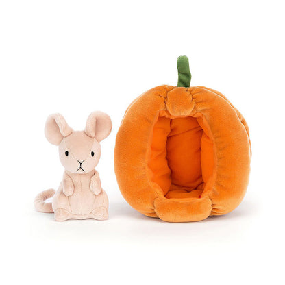 Peluche - Souris et sa Citrouille - Jellycat