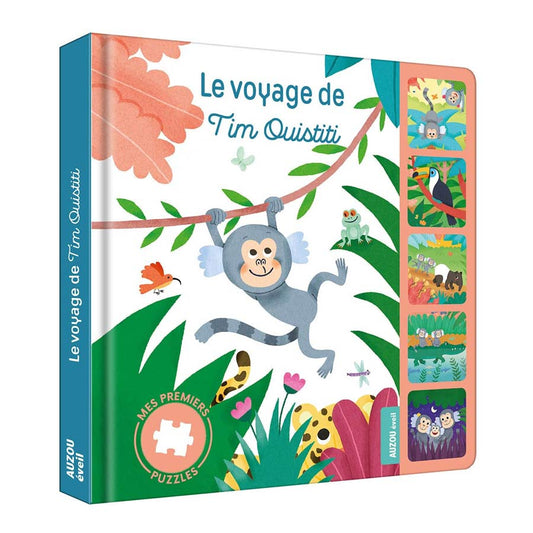 Le voyage de Tim Ouistiti puzzle - Auzou