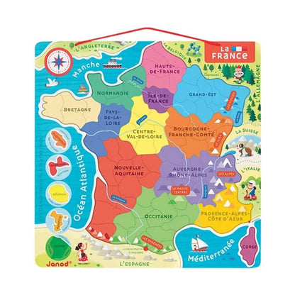 Puzzle France magnétique - Janod