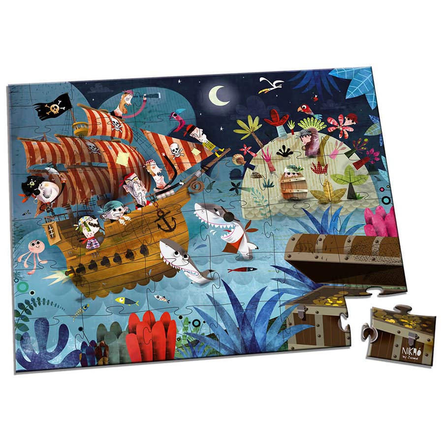 Puzzle La chasse au trésor - Janod