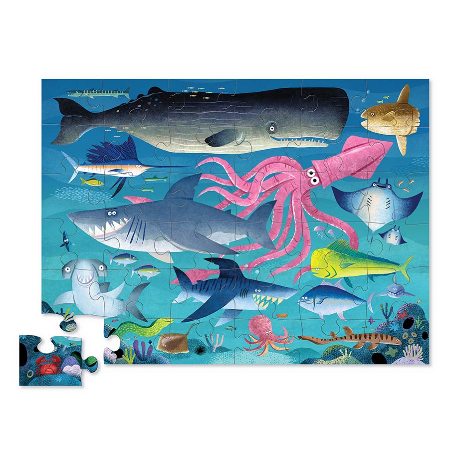 Maxi puzzle le récif des requins - Crocodile Creek