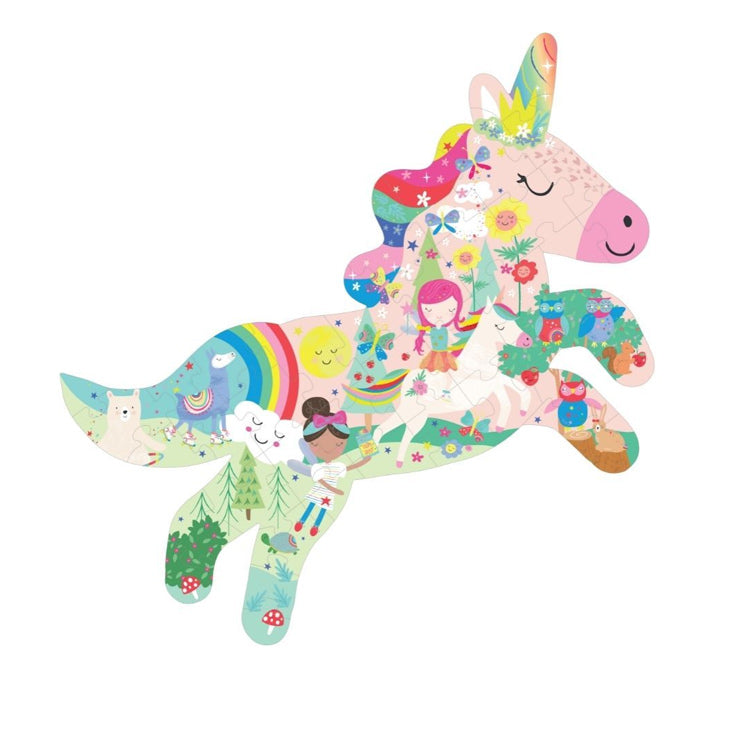 Puzzle licorne 40 pièces - Floss & rock