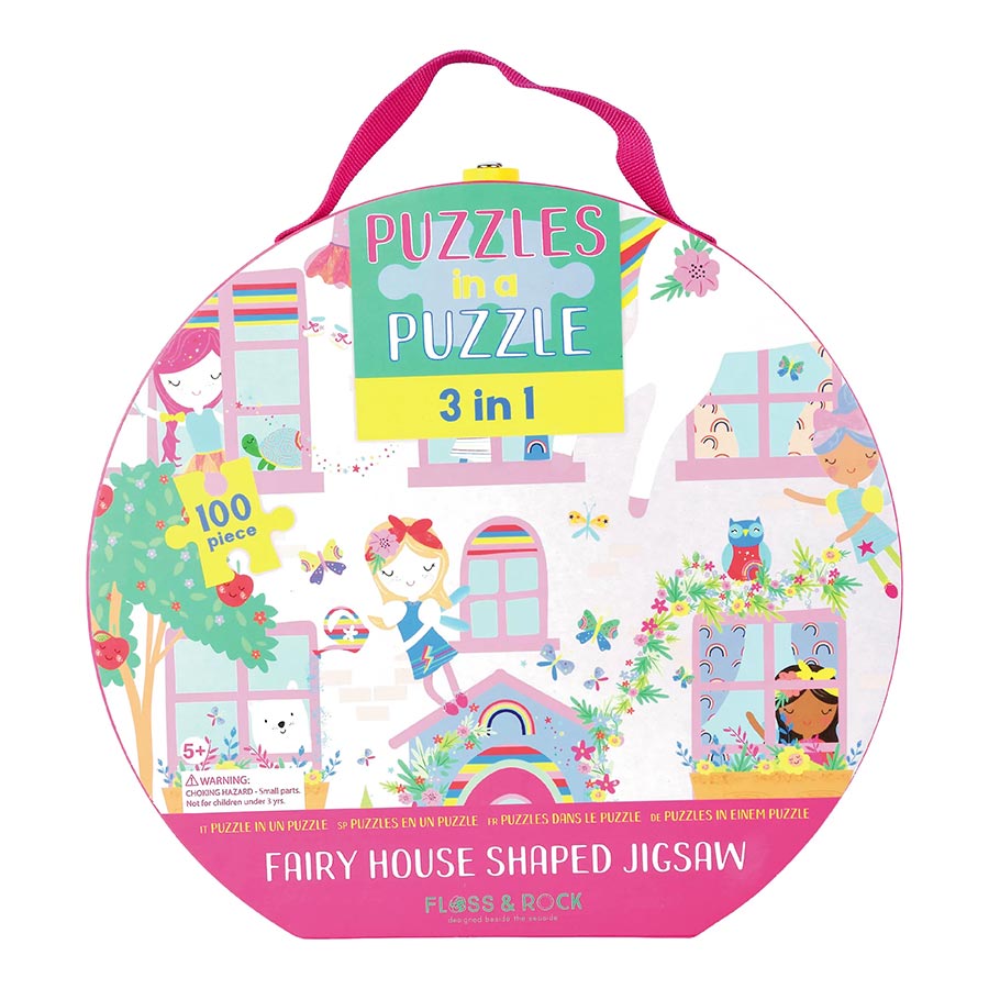 Puzzle 3 en 1 Fairy House - Floss & Rock