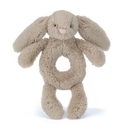 Jellycat -Hochet Lapin Beige