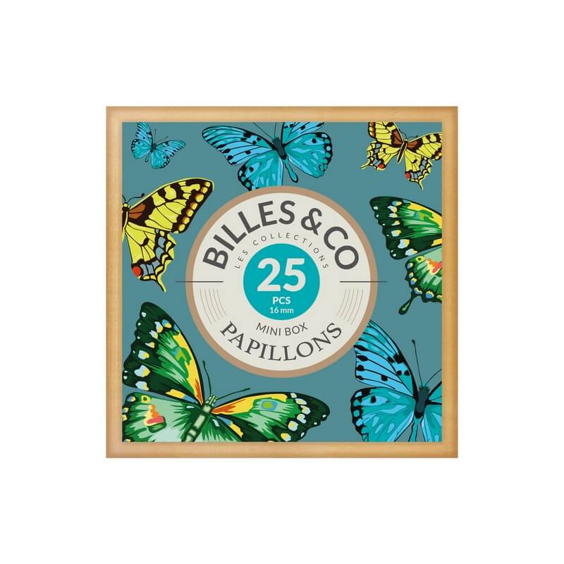 Mini Boite à Billes Papillons - Billes & Co