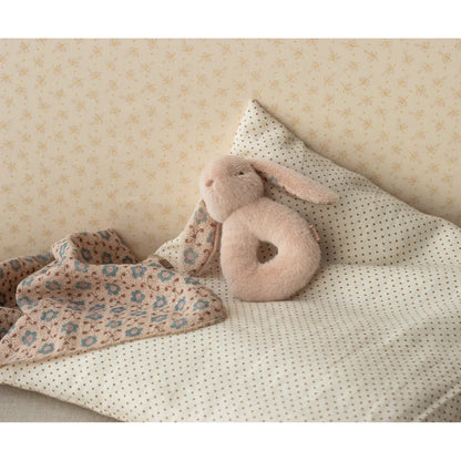 Coffret hochet lapin - rose poudre - Maileg