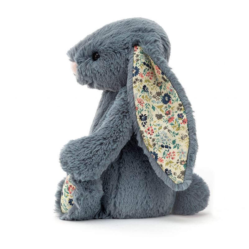 Peluche lapin dusky blue - Jellycat - Blossom medium