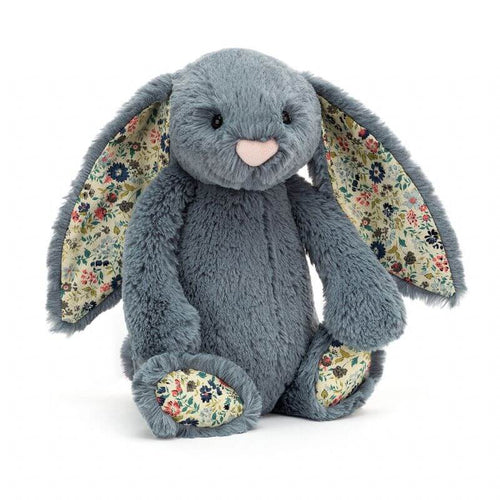 Peluche lapin dusky blue - Jellycat - Blossom medium