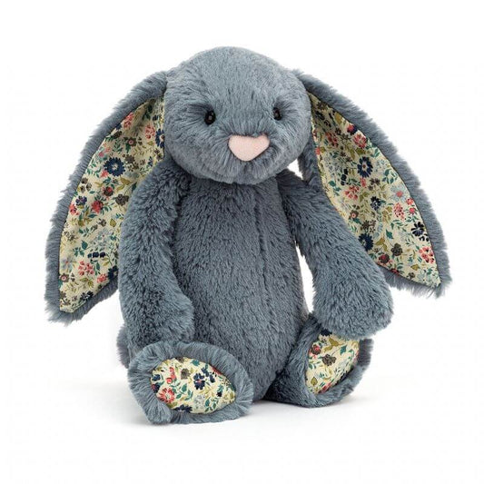 Peluche lapin dusky blue - Jellycat - Blossom medium