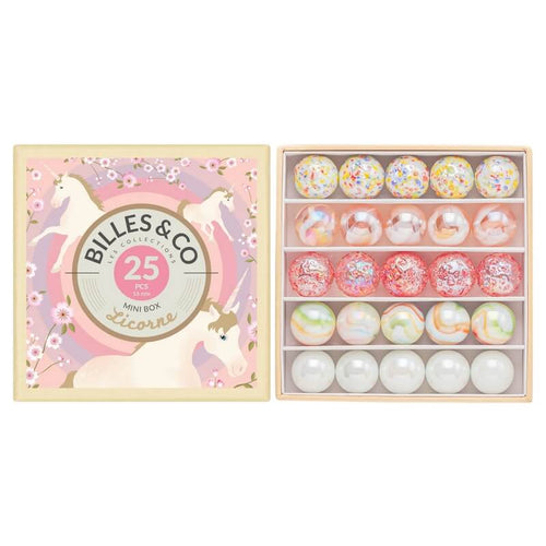 Mini Boite de Billes Licorne - Billes & Co