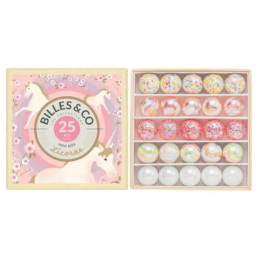 Mini Boite de Billes Licorne - Billes & Co