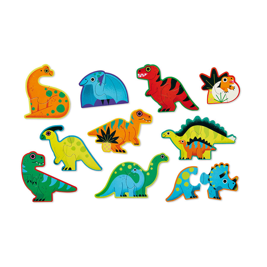 Puzzle Let's beguin Dinosaures - Crocodile Creek