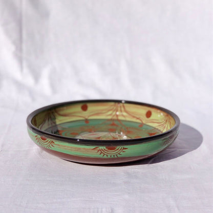Plat moyen nuances de vert