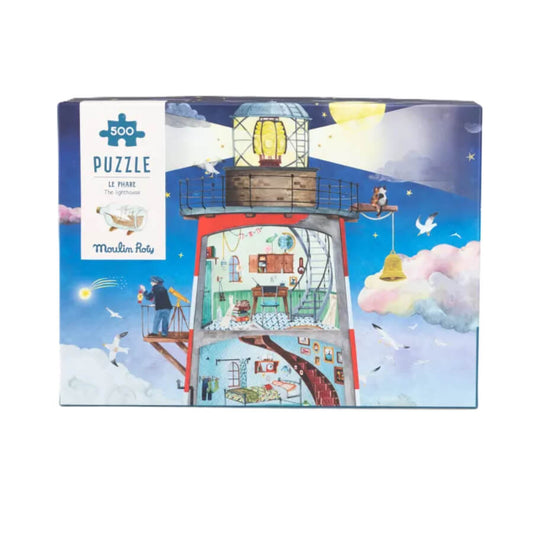 Puzzle phare le jardin du moulin - Moulin Roty