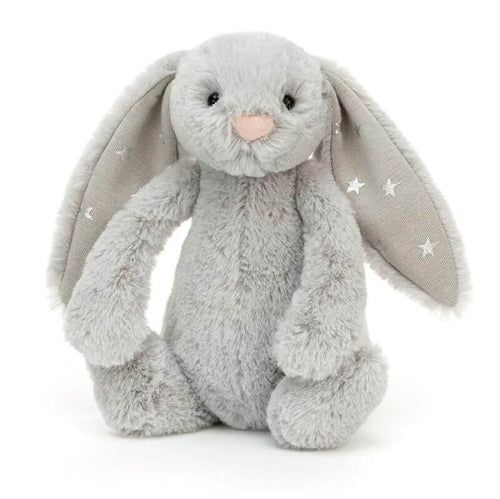 Peluche -  Bashful Petit - Lapin gris étoiles - Jellycat
