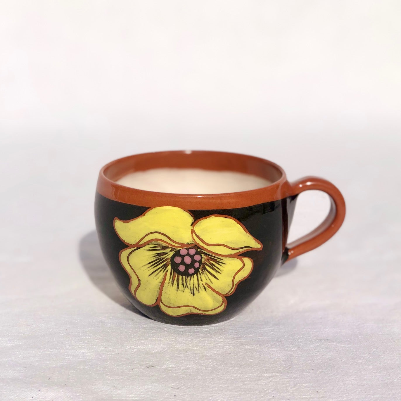 Mugs ronds à fleur