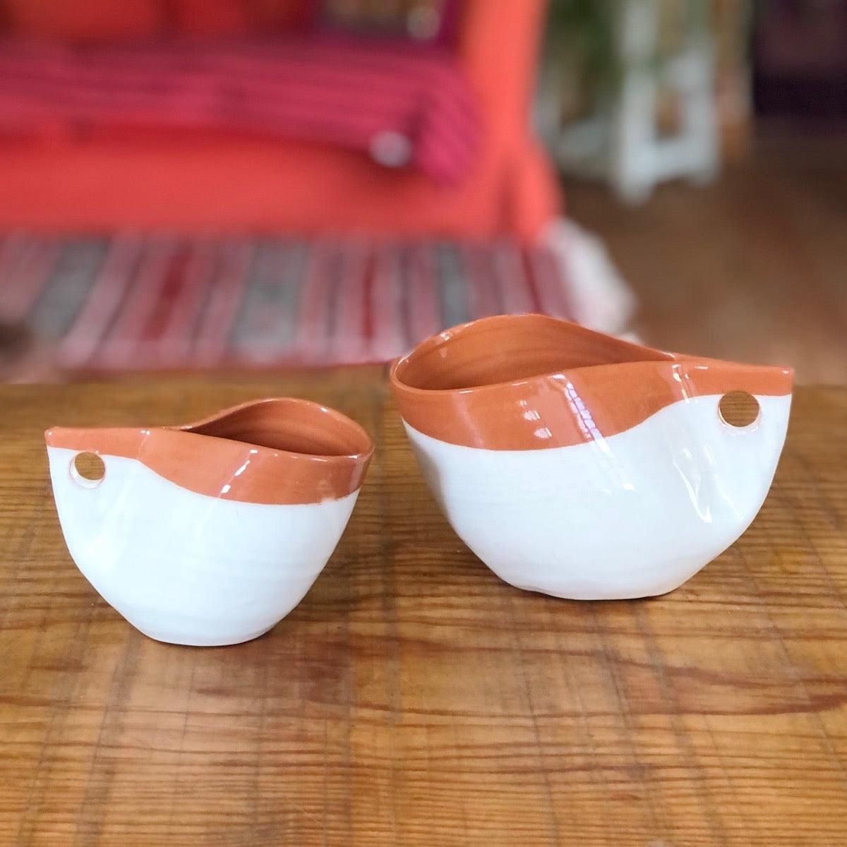 Tasses pincées