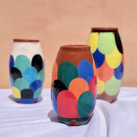 Vase Paola II 'brique' - petit