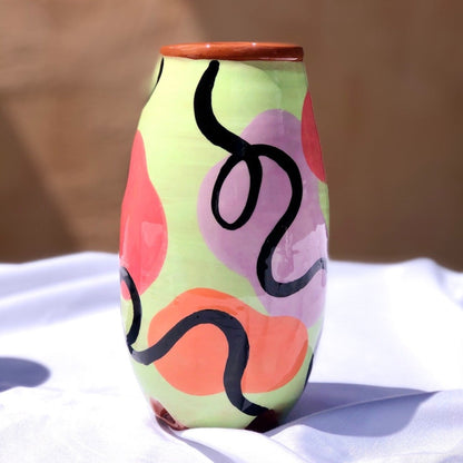 Vase Sofia II 'champ de fleurs' - grand