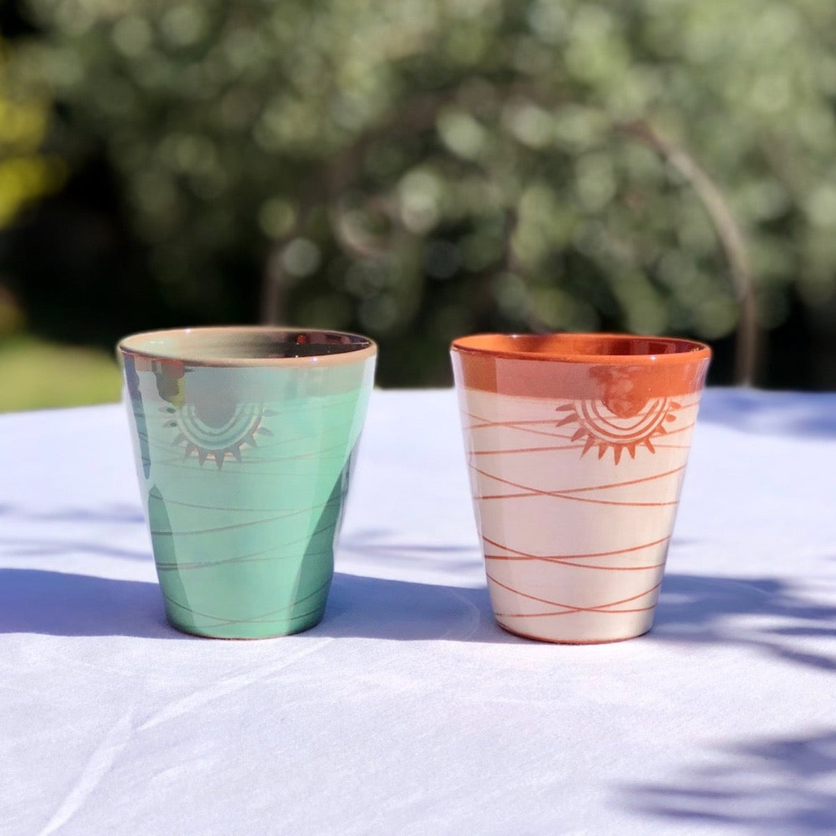 Verres cônes